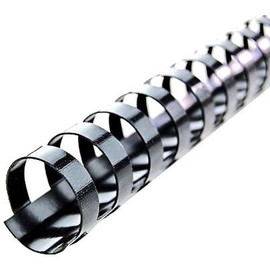 GBC CombBind Binding Combs 8mm A5 Black (95 Sheets Capacity, Pack of 100)