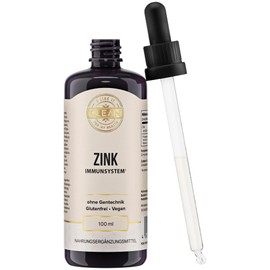 I-like-it-Clean - Zinc Drops (100 ml) - 3.75 mg Zinc Sulphate per Pipette (1 ml) - Stomach-Friendly Formula, Pleasant Taste - Laboratory Tested, Vegan, No Alcohol - Produced in Germany