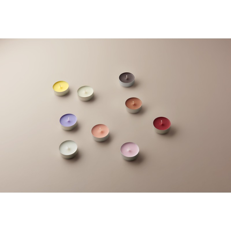 Bolsius Confezione da 8 Maxi candele tealight profumate - Mimosa