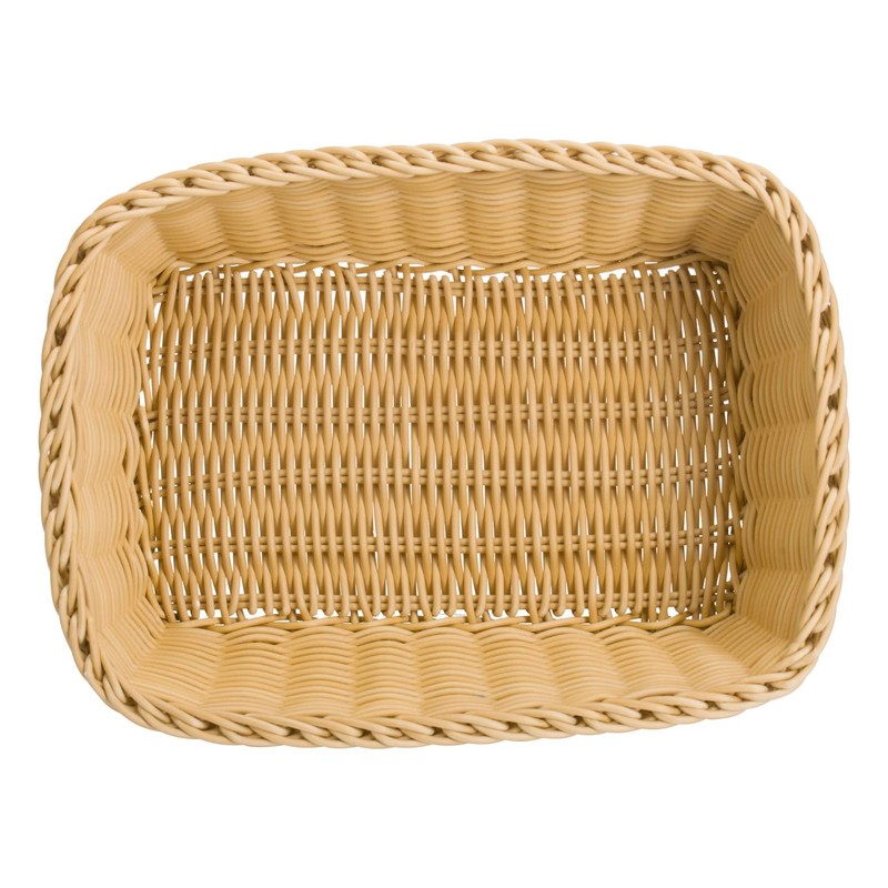 Saleen Multi-Purpose Basket, Suitable for Gastronomy, Rectangular, Plastic Fibre, Dark