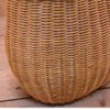 ratanbasuketto Shopping Hamper, Round