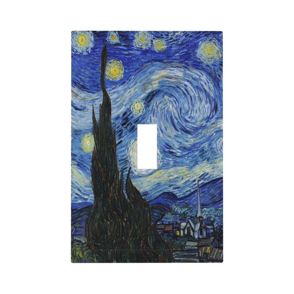 VunKo 1 Gang Toggle Decorative Starry Night by Vincent Van