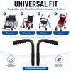 Wheelchair Handle Extenders, (400lbs Weight Capacity) Adjustable Wheel Chair Accessories
