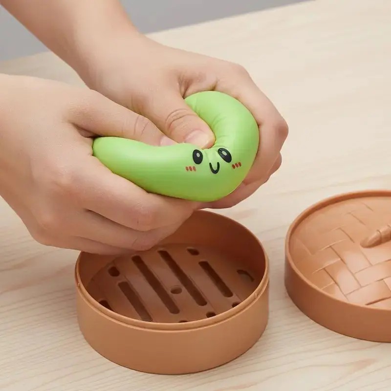 Big Dumpling Squishy Blind Box Fidget Toy Soft TPR Stress