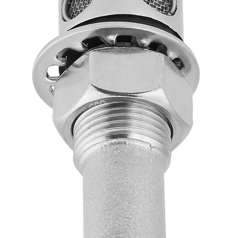Stainless Steel Marine Boat Straight Fuel Gas Tank Vent With