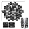Generic Collage Kit - Black White Wall Collage Kit Aesthetic