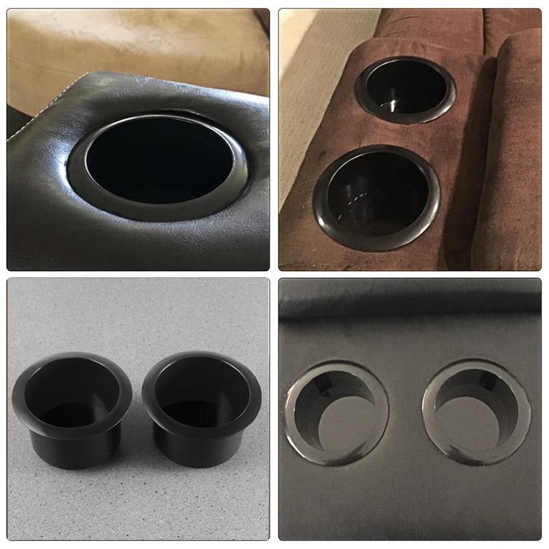 DOITOOL 4Pcs Plastic Cup Holder Inserts for Car Replacement Drop