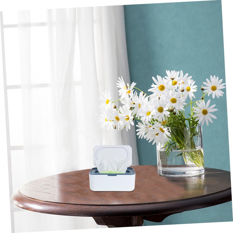 OHPHCALL Reusable Wipes Container Tissue Box Dispenser Flushable Wipes Holder