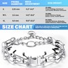 JIPIMON Dog Training Collar, Adjustable Stainless Steel Collar with Quick