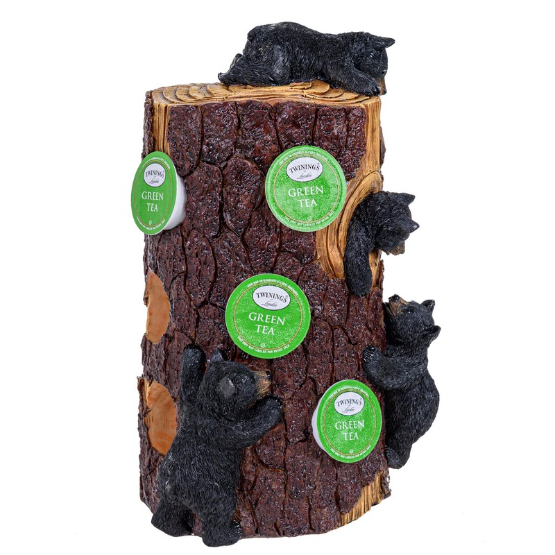 Pine Ridge Black Bear K Cup Holders for Counter Kitchen