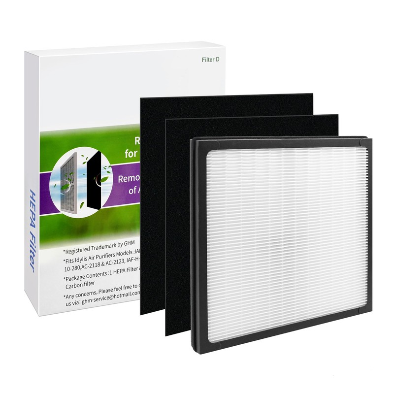 Replacement Idylis filters,Compatible idylis air purfier filters d, H13 AC-2118,