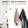 Heavy Duty Adhesive Towel Hooks Stick on Towel Hanger Wall