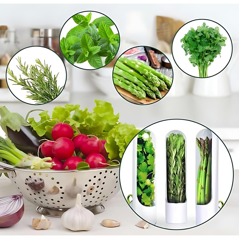 ZPSHYD Herb Keeper - Herb Storage Container and Preservator for