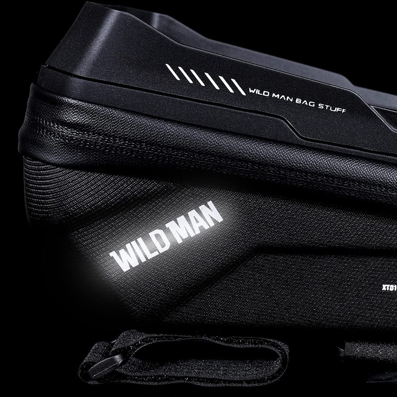WILD MAN 1L Hard Shell Rainproof Storage Bike Bag Bike