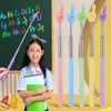 10Pcs Telescopic Teachers Pointer, Hand Pointer Finger Pointer Stick, Retractable