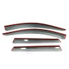 ZTT Smoke Tinted Window Deflector Wind Rain Guards For 2022-2024