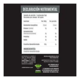 Creatina Monohidratada Birdman Performance 700g                                                                                                       