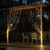 Upgraded Solar Curtain Lights, 300/600 LED Outdoor Waterproof Solar Powered