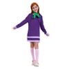 Girls Halloween Costume Long Sleeve Purple Dress Cosplay with Accessories