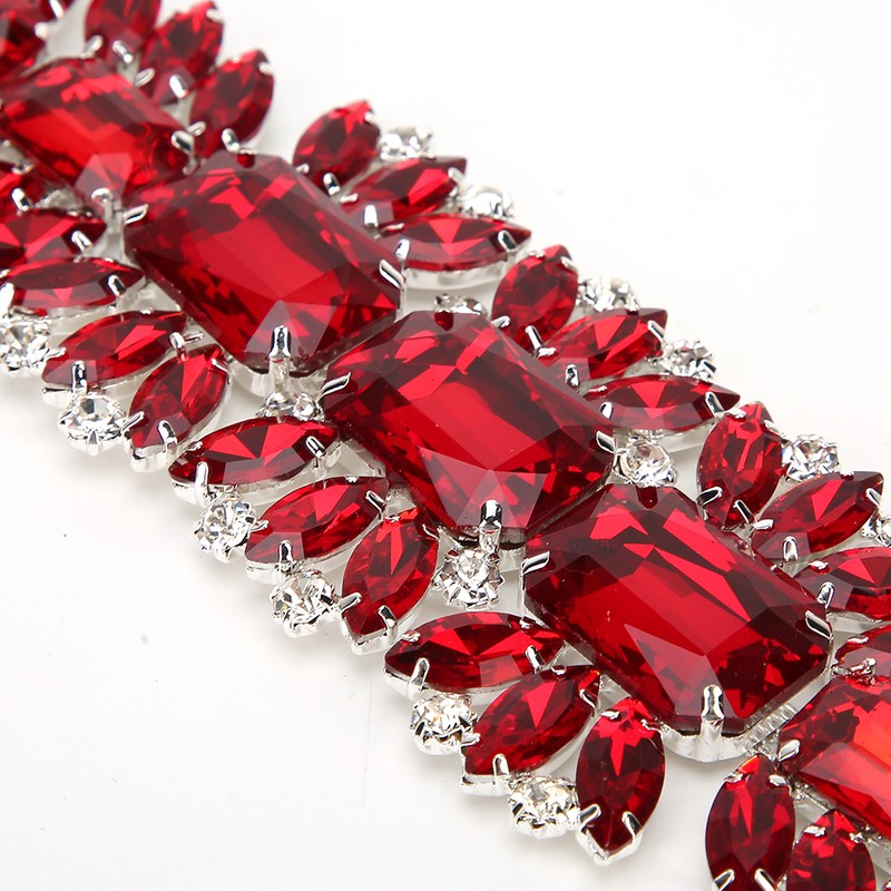 Crystal Rhinestone Chain Ribbon Craft Decoration for Sewing DIY Wedding