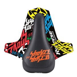 Reverse Nico Vink Shovel & Shred MTB FR Downhill Bicycle Saddle Black/Orange