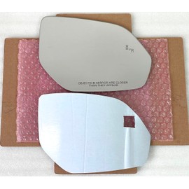 Blind Spot Mirror Glass with Full Size Adhesive for 2018-2024 Volkswagen Atlas Passenger Side View Right RH
