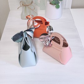 Aqua Soap Gift bag x 3 special gift wrapping paper leather mini bag / 선물백 x3가지 특별한 선물포장지 가죽 미니가방