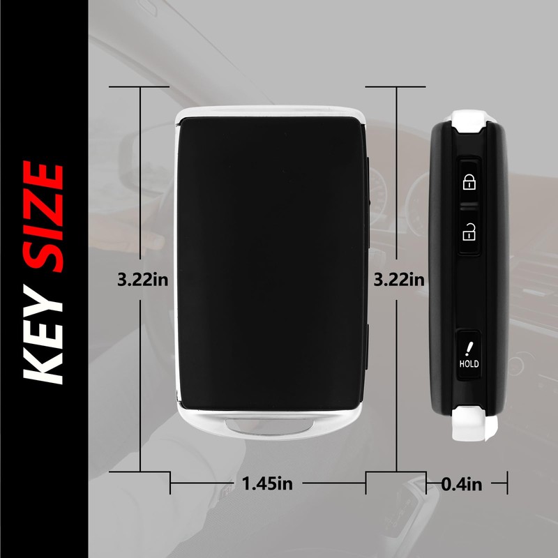 Keylessbest - Repuesto para mando a distancia Mazda CX-30 2019