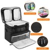 Sewing Accessories Organizer Case with Shoulder Strap,Double Layer Sewing Storage