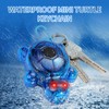 3PCS Set Brighter Cute Turtle Animal Keychain Flashlight, 7 Modes