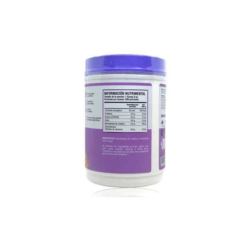 Creatina Monohidratada The One 1 Kg Sabor Mango 200 Porciones