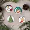 Pack of 12 Christmas Fridge Magnets Stickers, Christmas Fridge Magnets
