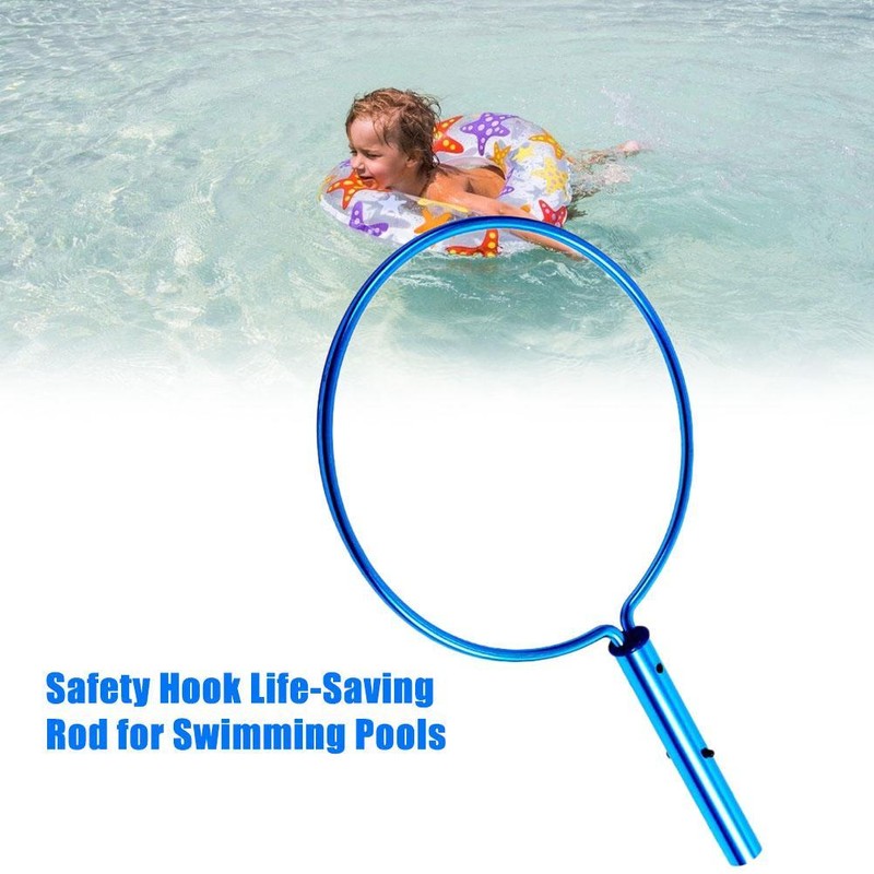 Swimming Pool Safety Hook Life Bar Aluminum Alloy Lifesaving Hook