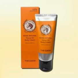 The Saem (Hyundai Hmall) Onnuri The Saem Royal Natural Horse Oil Body Cream 100ml / (현대Hmall) 온누리 더샘 로열 내추럴 마유 바디 크림 100ml