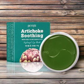 Petitfee Eye Patch Set Eye Area Nourishing Artichoke Soothing Hydrogel Eye Patch, 60 Pieces per Piece / 쁘띠페 아이 패치 세트 눈가 영양 아티초크 수딩 하이드로겔 아이 패치 1개 60개입