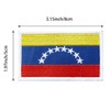 4Pcs Venezuela Venezuelan Flag Patches, Hook and Loop Embroidered Armband