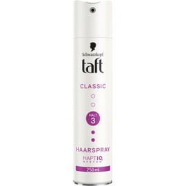 Schwarzkopf Taft Haarspray Classic (250 ml), Haltegrad 3 Haarstyling, Haarspray für alle Haartypen, Halt und Schutz, vegane Formel*