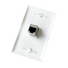 BUPLDET 1 Port Cat7 Ethernet Wall Plate Female to Female