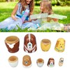 Cute Dog Matryoshka Dolls, Exquisite Craft, Unique Polished Smooth Corners,
