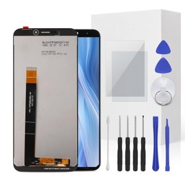 JENCYFU for BLU View 3 B140DL Screen Replacement Kit Full LCD Screen Display Touch Digitizer Full Assembly with Repair Tool for Model BLU View 3 B140DL 6.0inch