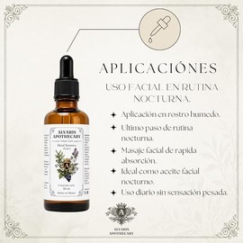 Aceite Facial Blend Botánico con Jojoba, Argán, Uva y Rosa Mosqueta – Hidratante Nutritivo, Mejora Textura y Elasticidad, Ideal para Piel Seca y Rutin