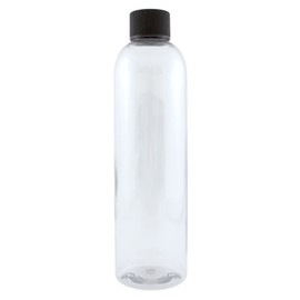 GreenHealth 8 fl oz Clear Plastic Bottle with Black Cap (Single)