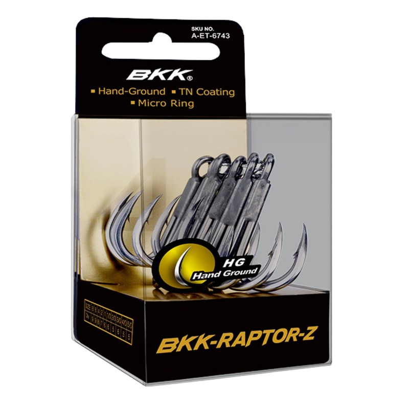 BKK Hooks A-ET-6753 Raptor-Z Tamaño 5/0# Paquete de 5