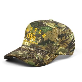 Cattle Creek Ranch Embroidered CCR Western Trucker Hat | Vintage Two Tone Snapback Trucker Hats Embroidered Baseball Cap, Camo / Embroidered Ccr, One Size