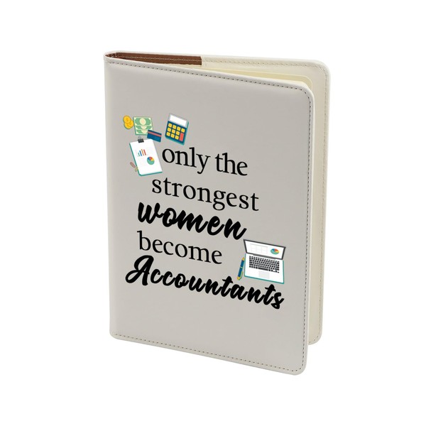 Gzrlyf Only the Strongest Women Become Accountants Notebook Financial Notebook