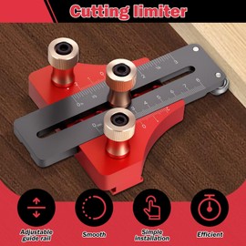 Thin Rip Table Saw Jig - Aluminum Rip Jig Thin Strip Ripping Guide - Fence Cutting Tools Extended Woodworking Accessories for Wood