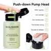 Nailshion Nail Polish Remover, Non-acetone Fingernail Polish Remover Built-in Push-down