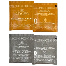 Harney & Sons Assorted Tea Bag Sampler 40 Count – Harney Decaf Tea Bags Variety Packs, Herbal Tea Bundle Caffeine Free Tea