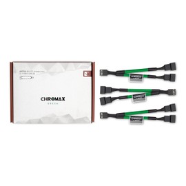 Noctua NA-SYC1 Chromax Y-Splitter Cable for 4-Pin Computer Fan - Green