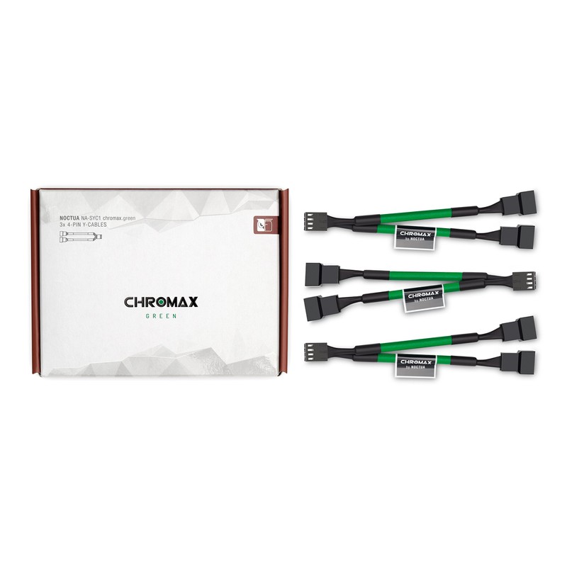 Noctua NA-SYC1 Chromax Y-Splitter Cable for 4-Pin Computer Fan -